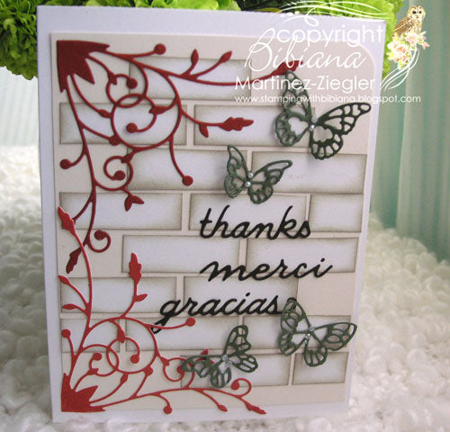 Gracias Cursive Die / Suaje de Gracias Descontinuado Memory Box