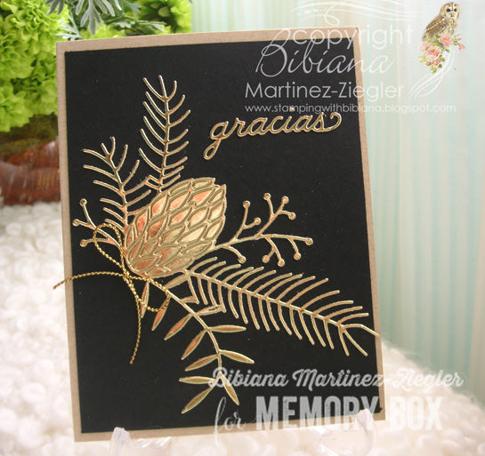 Gracias Cursive Die / Suaje de Gracias Descontinuado Memory Box
