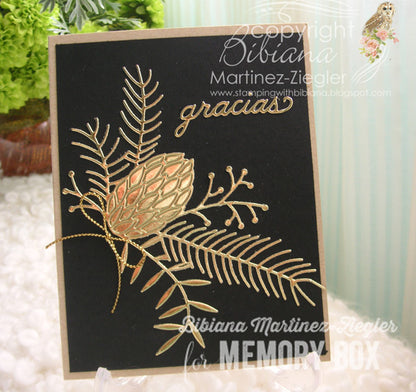 Gracias Cursive Die / Suaje de Gracias Descontinuado Memory Box