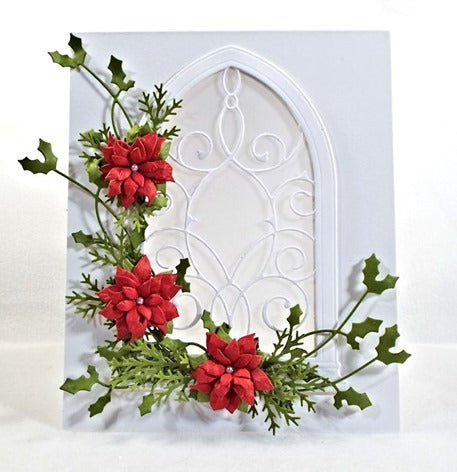 Grand Gothic Iron Work Die / Suaje de Corte Ventana Gótica Descontinuado Poppy Stamps