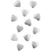 Silver Hearts Edible Accents / Confetti de Corazones Plata Comestibles