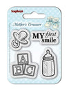 First Smile Clear Stamps  / Sellos de Polímero Bebé