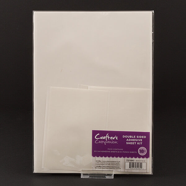 Double Sided Adhesive Sheet Kit / 18 Hojas con Adhesivo Doble Cara