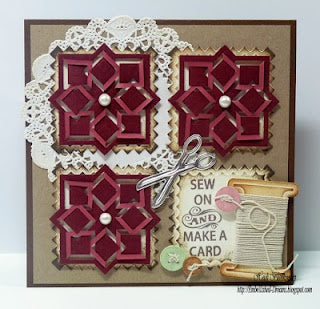 Shapeabilities Cut, Fold &amp; Tuck Dies Folded Lace  / Suaje de Cortar y Doblar Dados de Corte / Suajes / Troqueles Spellbinders
