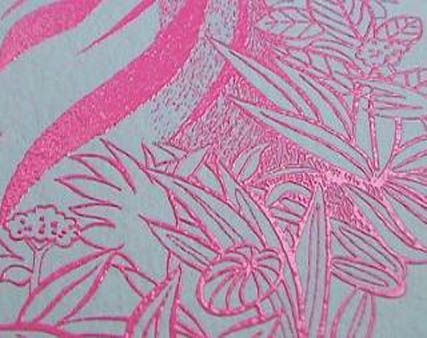 Fluorescent Pink Embossing Powder / Polvo de Embossing Rosa Fosforescente Descontinuado Wow!