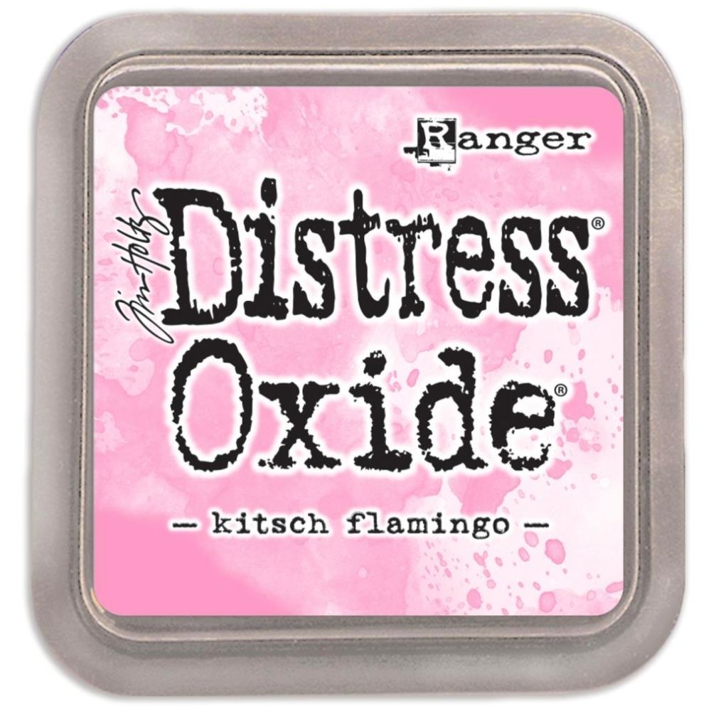 Tim Holtz Distress Oxide Kitsch Flamingo / Cojin de Tinta Efecto Oxidado Rosa