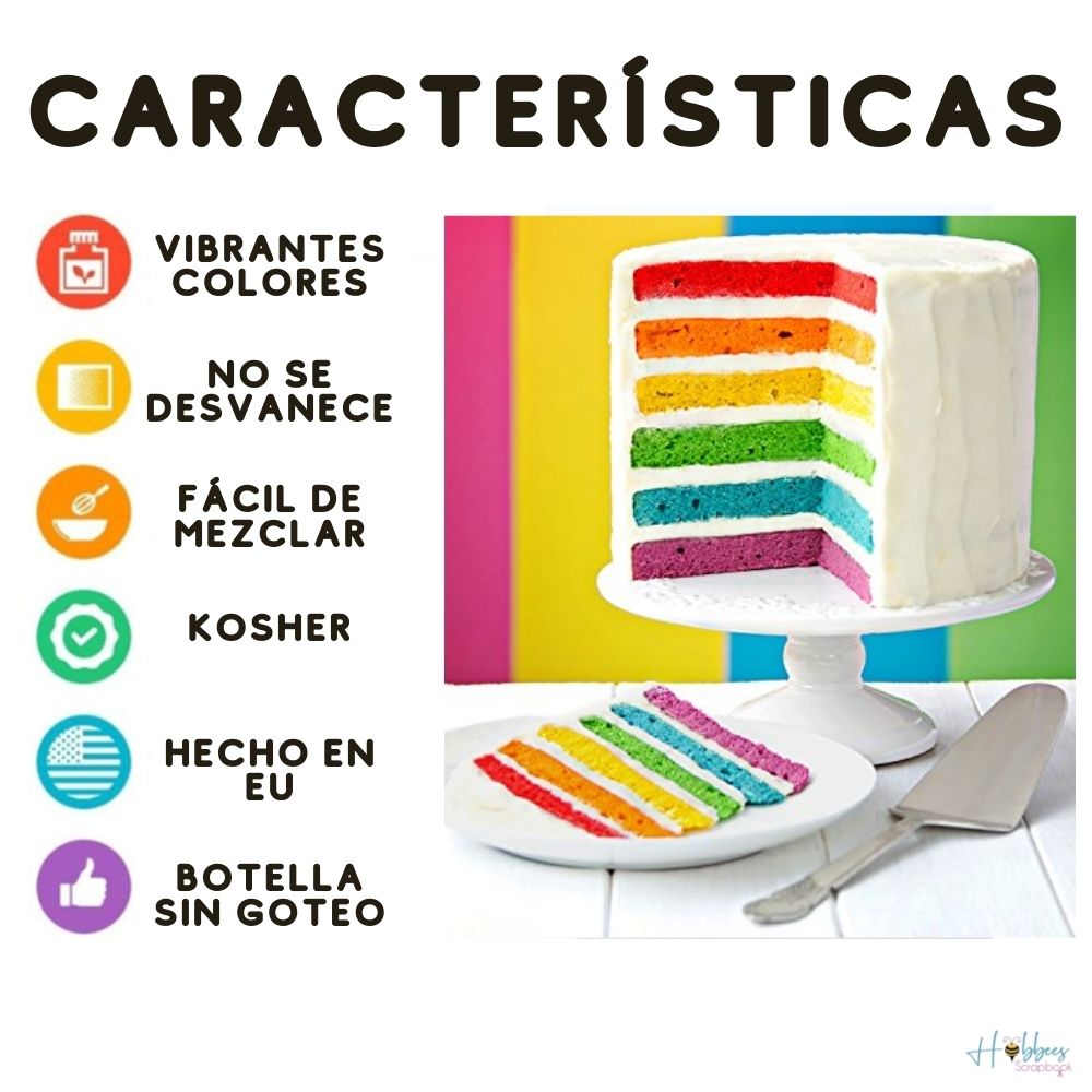 Liqua Gel Neon Color Kit  / Colorantes Vegetales en Gel Descontinuado Chefmaster