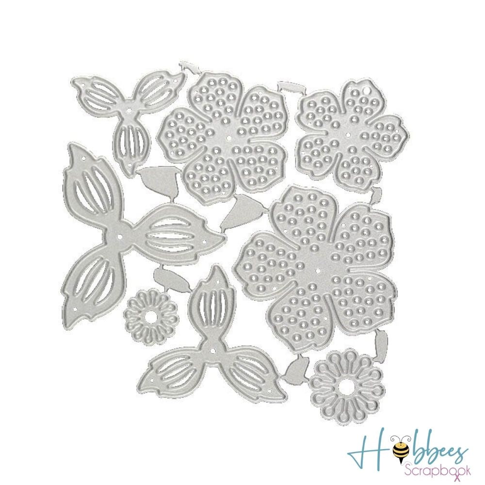 Suaje de Flor en 3D Dados de Corte / Suajes / Troqueles Hobbees