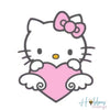 Suaje de Hello Kitty en Corazón con Alas