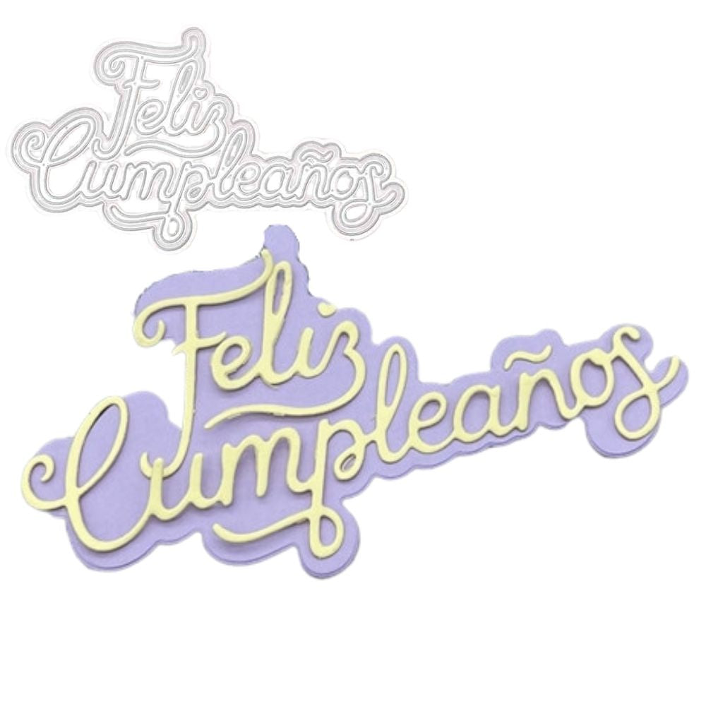 Suaje de Feliz Cumpleaños 