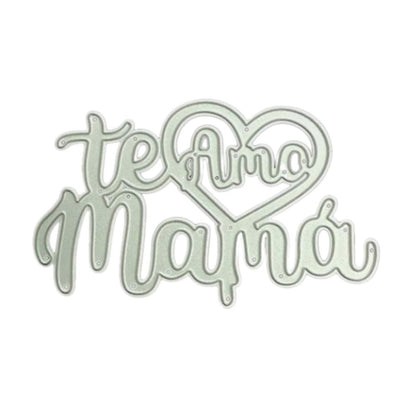 Suaje de Te Amo Mamá Dados de Corte / Suajes / Troqueles Hobbees