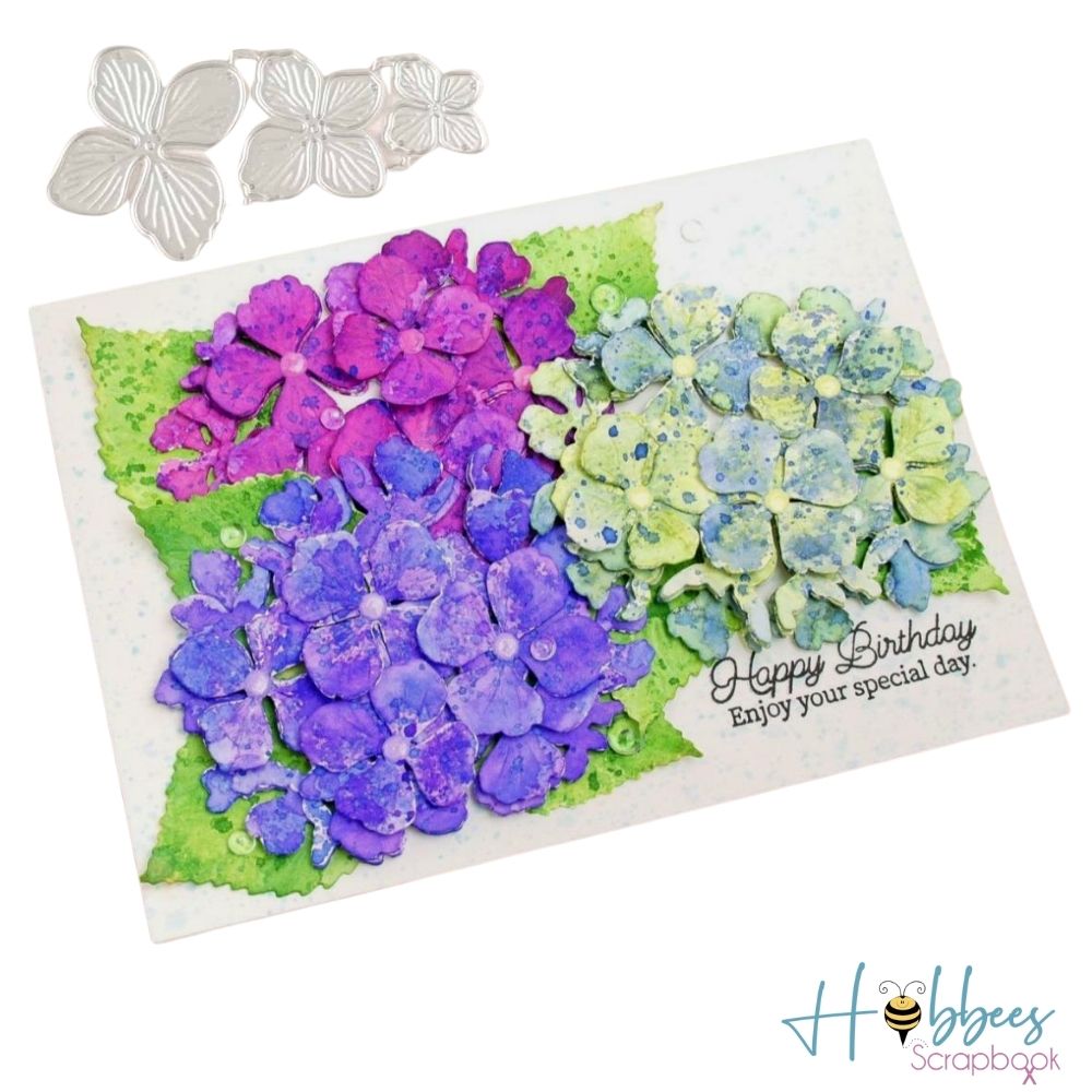 Suajes de Flores Hortensia 