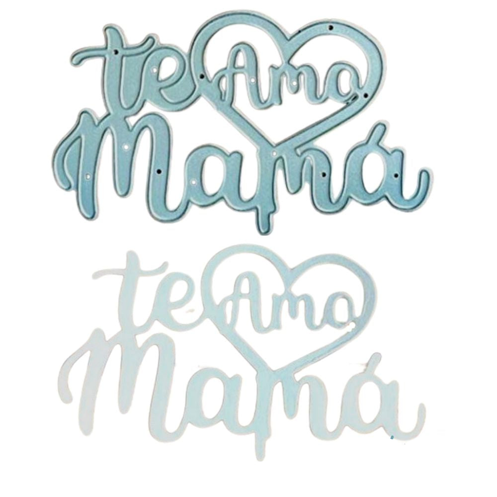Suaje de Te Amo Mamá Dados de Corte / Suajes / Troqueles Hobbees