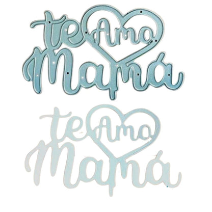 Suaje de Te Amo Mamá Dados de Corte / Suajes / Troqueles Hobbees