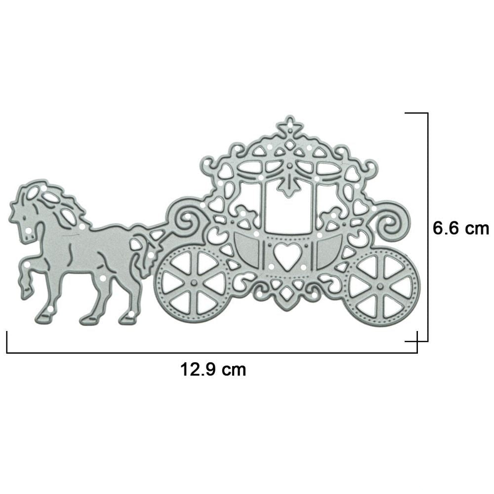 Suaje de Carruaje con Caballo Dados de Corte / Suajes / Troqueles Hobbees