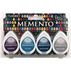 Memento Dew Drop Ink Pads Dolphin Play / Paquete de 4 Tintas Memento Neutros
