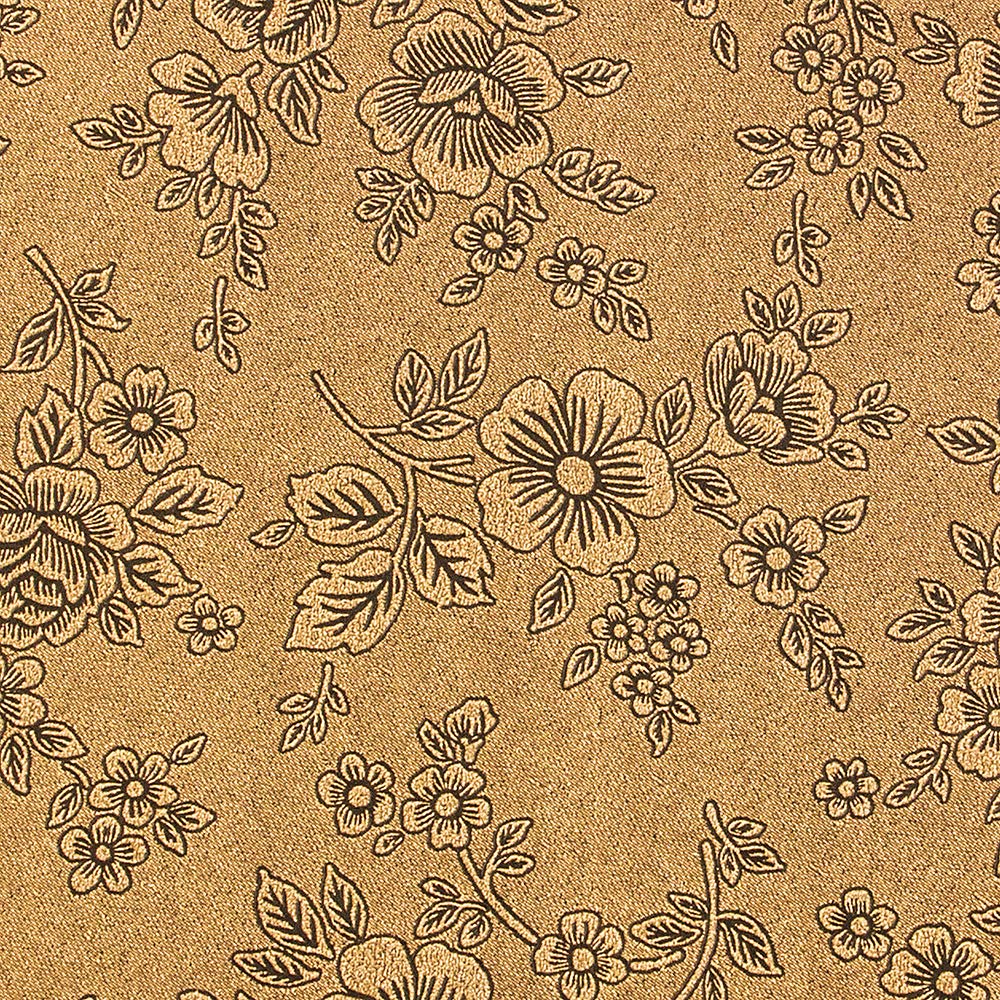 Luxury Embossed Umber Etching / Papel Repujado Flores Lujo Descontinuado Craft Perfect