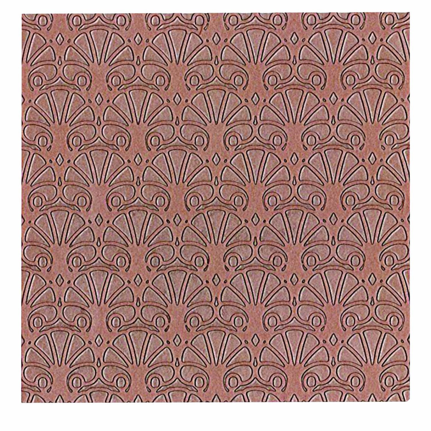 Media Mixage Grate Works Textured Plates  / Placa de Textura 8.5 X 8.5 cm Descontinuado Spellbinders