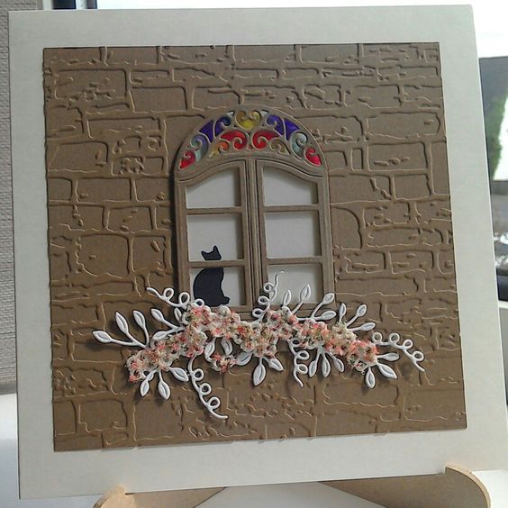 Window Two Die / Suaje y Realce Doble Ventana Descontinuado Spellbinders