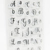 Clear Stamps Alphabet / Sellos Transparentes de Alfabeto