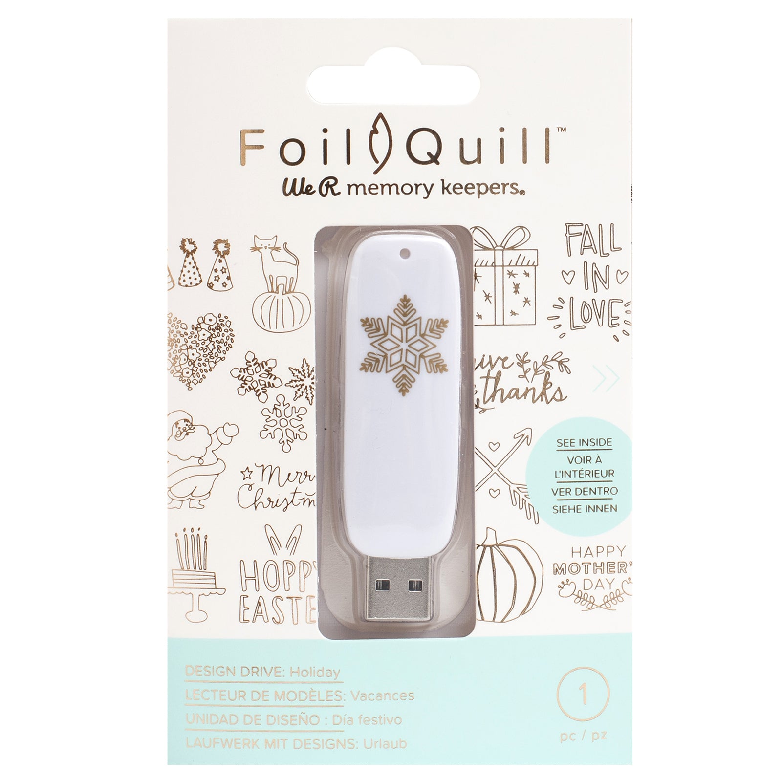 Foil Quill Holiday USB Art / USB con Diseños para Foil Quill