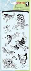 Sellos de Polímero Aves  / Patterned Birds &amp; Bugs 99120