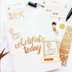 Celebrate Today Memory Notebook Memorandum / Cuaderno tipo Agenda Descontinuado We R Memory Keepers