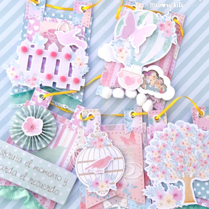 Kit de Papel Cartulina Dulces Recuerdos Descontinuado Memory Kits
