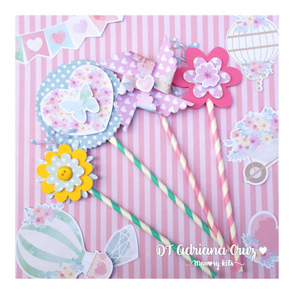 Kit de Papel Cartulina Dulces Recuerdos Descontinuado Memory Kits