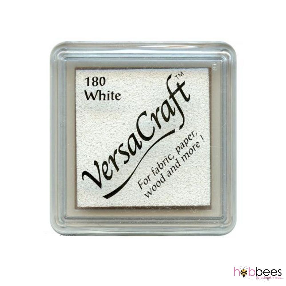 VersaCraft Mini Ink Pad White / Mini Cojín de Tinta Blanco