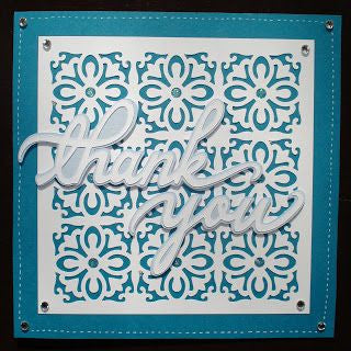 All Over the Page Country Tile Pattern / Perforadora Adornos Hojas Descontinuado Martha Stewart