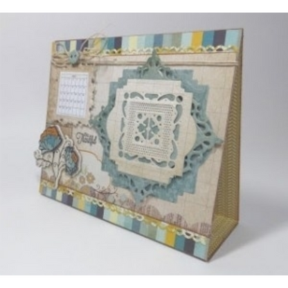 Nestabilities Enhancing Elements Dies Gold Squares 1 / Placas Decorativas Marco Adornado Dados de Corte / Suajes / Troqueles Spellbinders