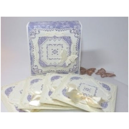 Nestabilities Enhancing Elements Dies Gold Squares 1 / Placas Decorativas Marco Adornado Dados de Corte / Suajes / Troqueles Spellbinders