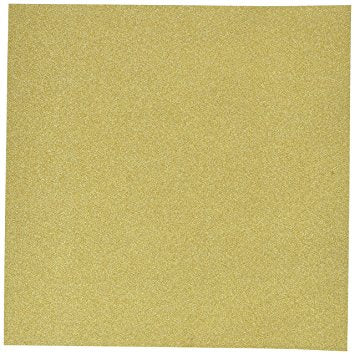 Self Adhesive Vinyl Roll - Gold Glitter / Papel Vinil Color Dorado Viniles American Crafts