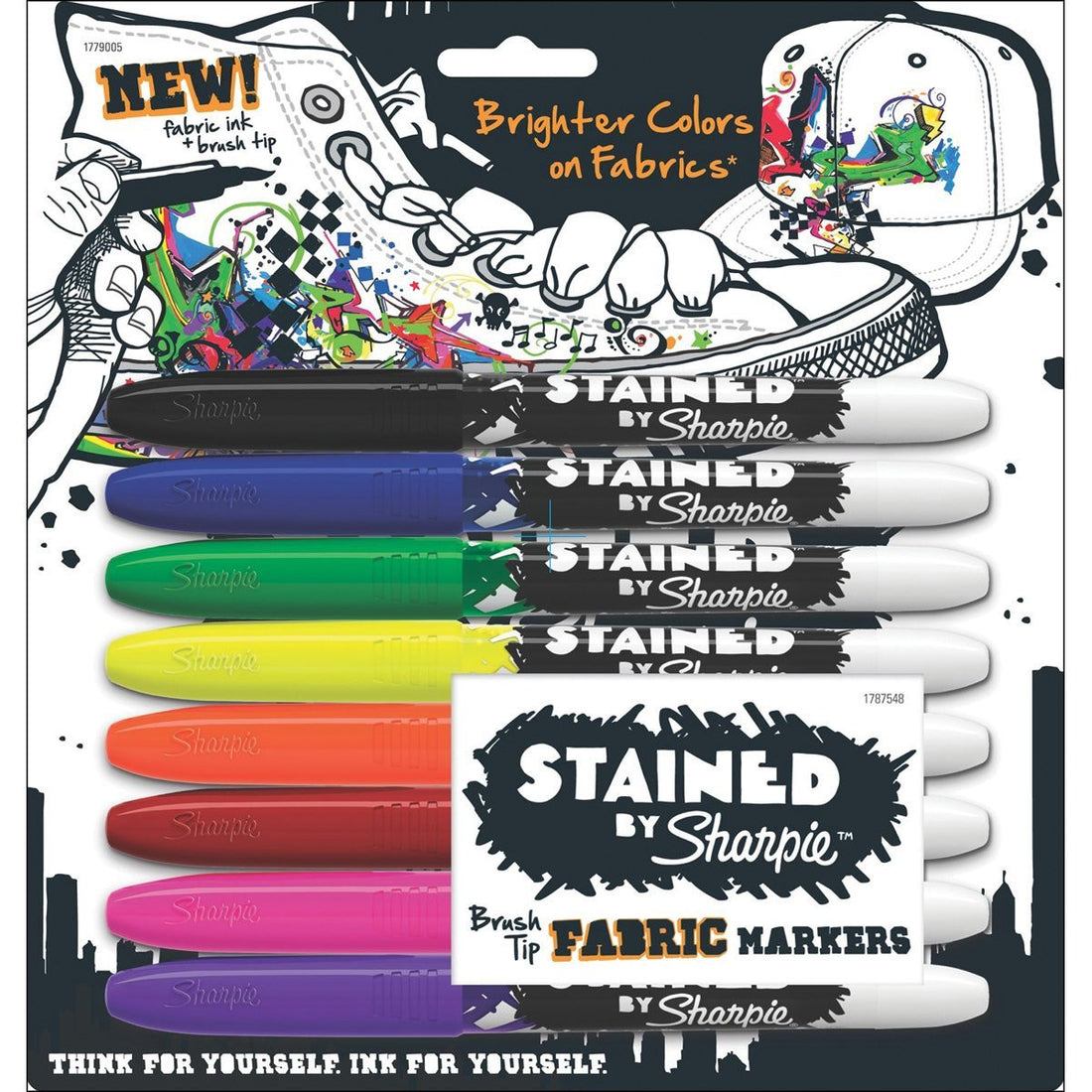 Bright Colors Stained Markers / Marcadores Colores Brillantes Marcadores &amp; Plumones Sharpie