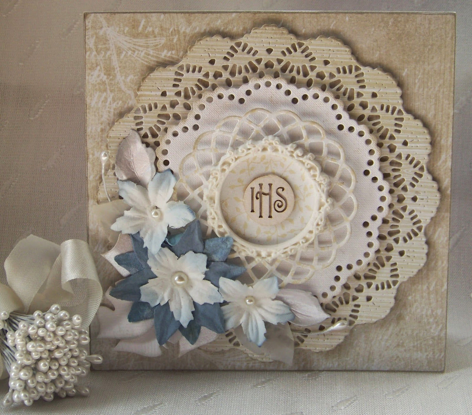 Suaje de Corte de Círculo con Encaje / English Tea Party Doily Die Descontinuado Cheery Lynn Designs