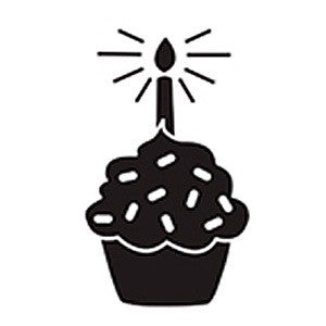 Embossing Cupcake with Candle / Folder de Grabado Panquecito con Vela