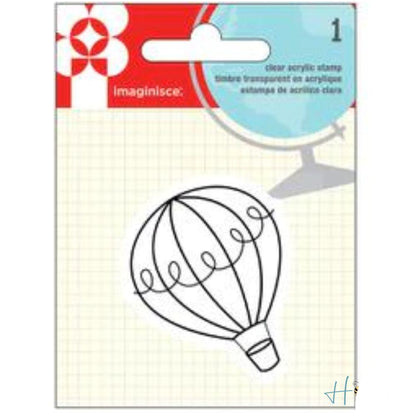 Balloon Clear Acrylic Stamp / Sello de Polímero de Globo Aerostático Sellos Imaginisce