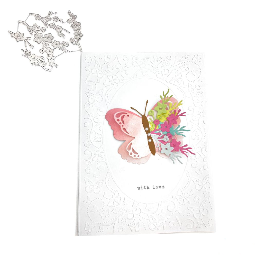 Suaje Flores de Cerezo Dados de Corte / Suajes / Troqueles Hobbees