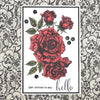 Rose Garden Stamps / Sellos de Polímero Jardín de Rosas