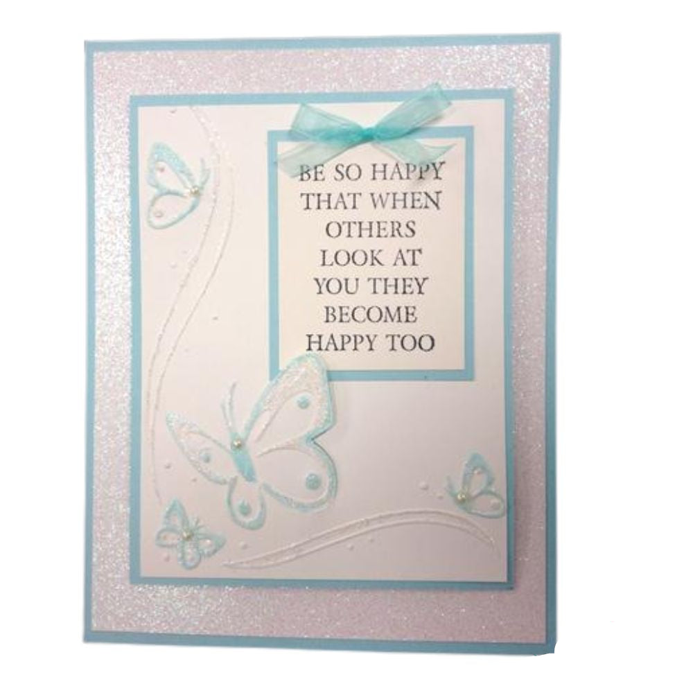 Butterflies in Corner Embossing Folder / Folder de Grabado Mariposas en Esquina Folders de Grabado Darice