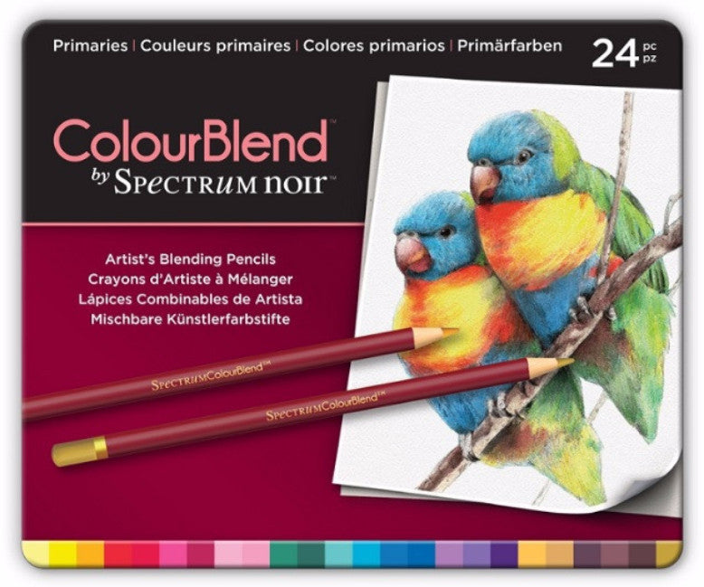 ColourBlend By Spectrum Noir Primaries Set 24 / Lápices de Colores Profesionales