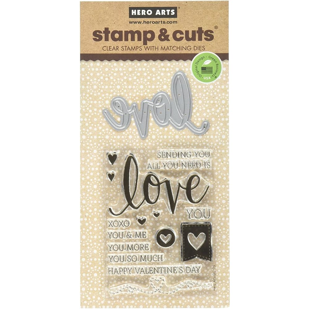 Stamp & Cut Love / Suajes y Sellos de Amor