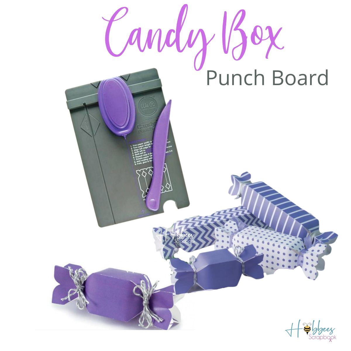 Candy Box Punch Board / Tabla para Crear Cajitas en Forma de Dulce