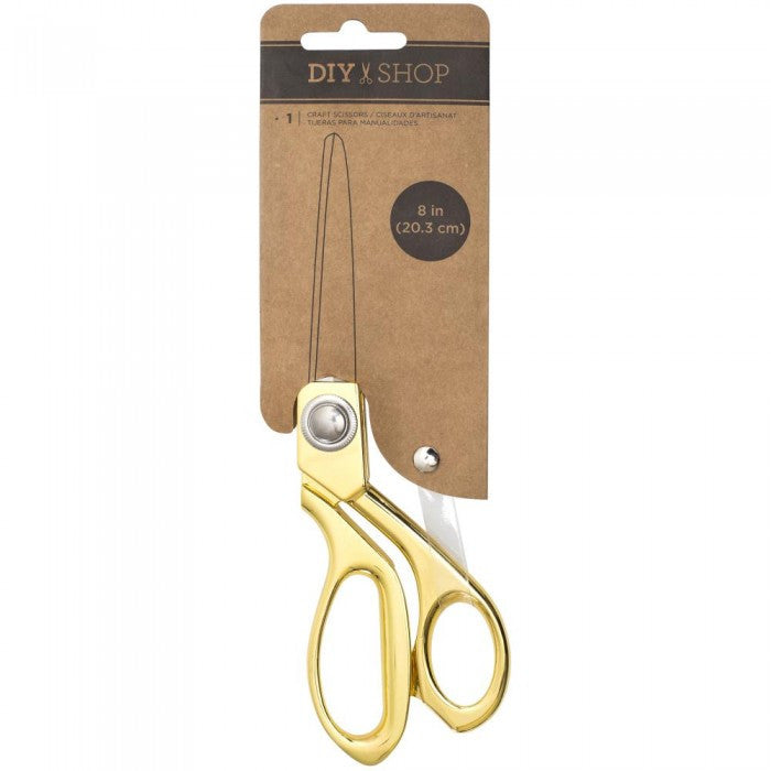 Cutup Scissors 8" GOLD Metal / Tijeras Doradas Tijeras / Cutters American Crafts