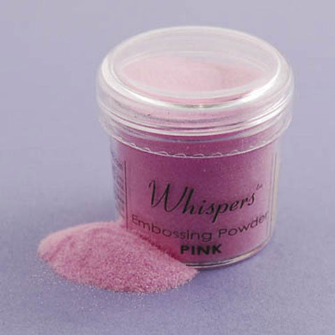 Whispers Opaque Pink Embossing Powder / Polvo de Relieve Rosa Pastel