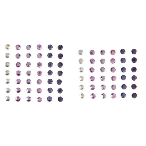 Self-Stick Gems Multicolor / Piedras Autoadhesivas Multicolores (78 piezas) Adornos / Embellishments Darice