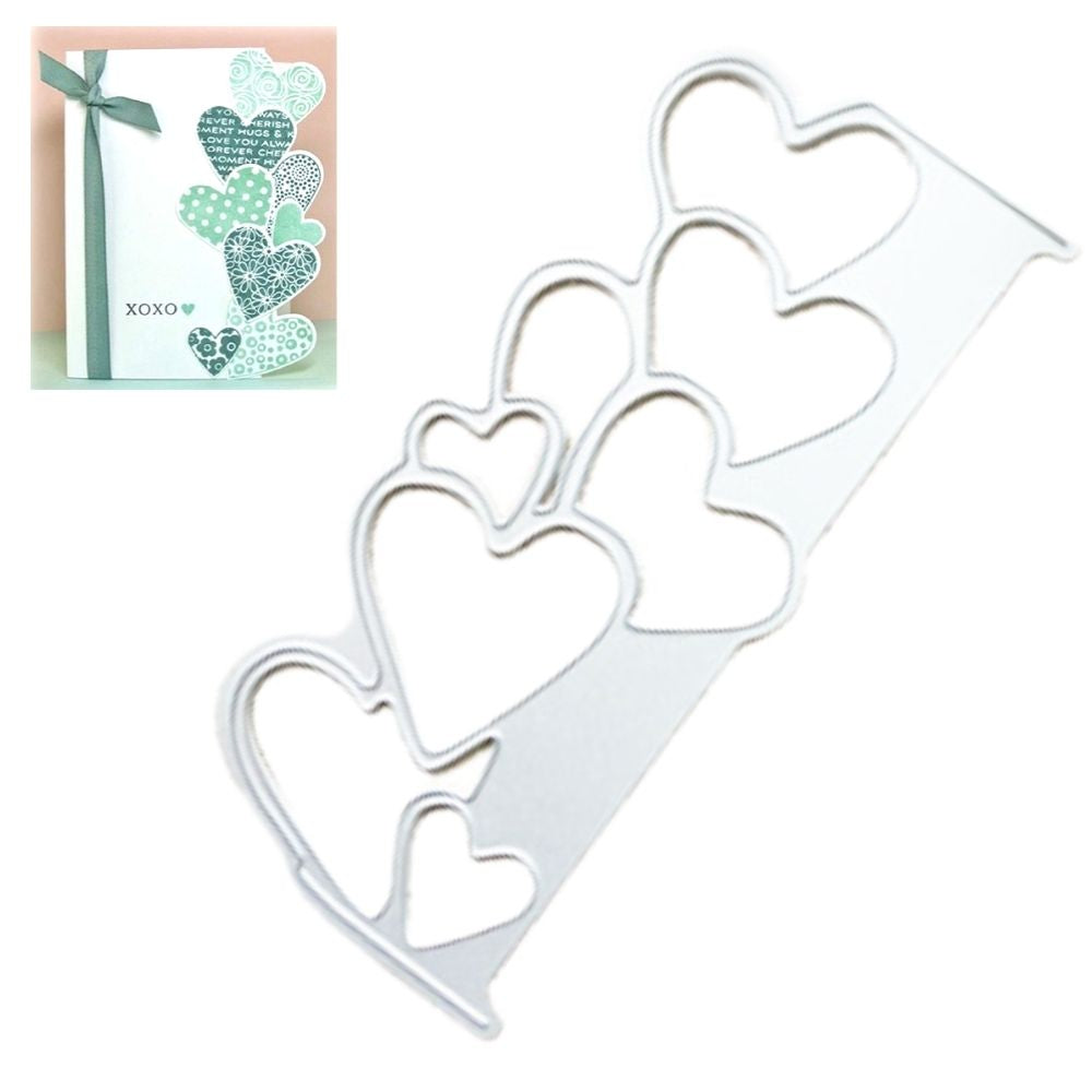 Suaje de Borde de Corazones Dados de Corte / Suajes / Troqueles Hobbees