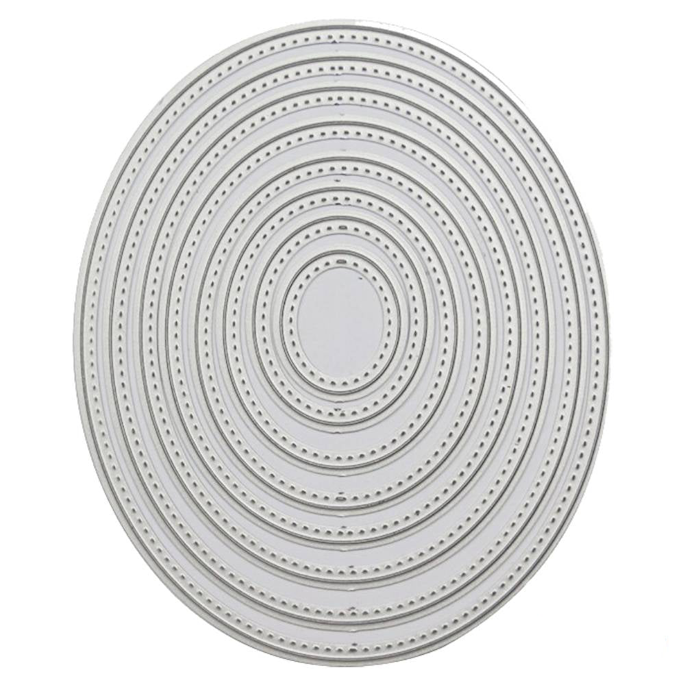 Suaje de Óvalos Punteados Dados de Corte / Suajes / Troqueles Hobbees