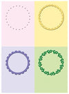 Folder de Grabado / Embossing Folder Decorative Circles